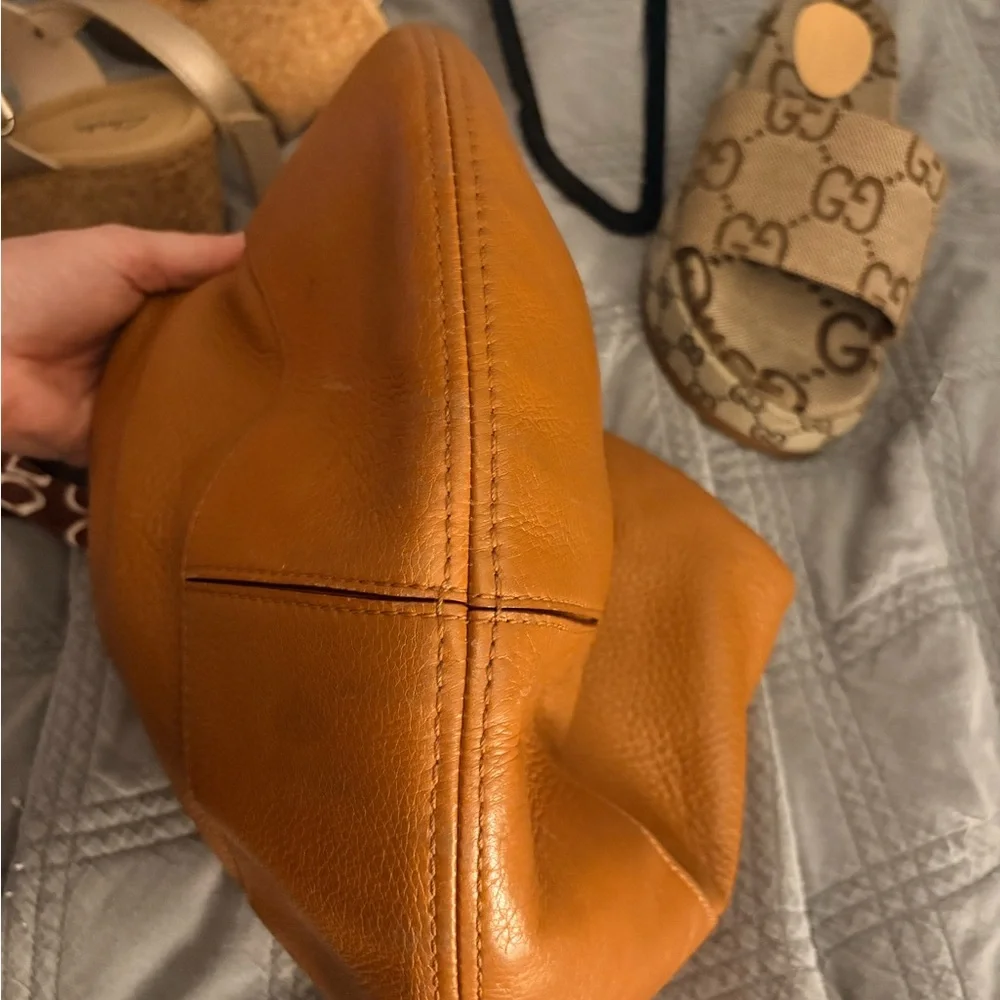 Kate Spade Tan Leather Hobo Bag - Picture 5 of 5